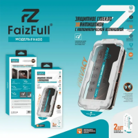 Стекло защитное антишпион FaizFull. FH400, с автоустановкой, в комплекте 2шт, для iPhone 15 Pro