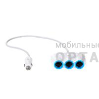 Разветвитель прикуривателя HOCO C1, 3100mAh,  белый