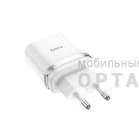 Блок питания сетевой 1 USB HOCO C12Q, 3000mA, , пластик, QC3.0, цвет: белый (1/10/100)
