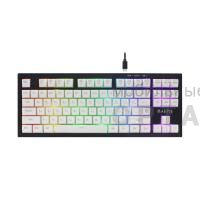 Клавиатура проводная игровая DEFENDER Harpie GK-401 RU, 87кн+FN, 1.5м, бело-черная (1/20)