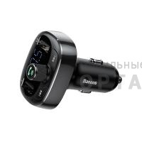 FM трансмиттер Baseus T Shaped S-09 Car Bluetooth MP3 Player Black