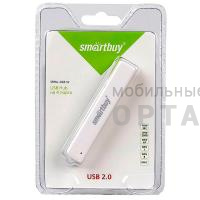 Хаб разветвитель USB Smartbuy 4 порта, белый (SBHA-408-W) (1/5) Хаб разветвитель USB Smartbuy 4 порта, белый (SBHA-408-W) (1/5)