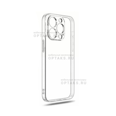 Чехол прозрачный силикон в техпаке, для iPhone 14 Pro
