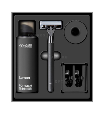 Набор для бритья MIJIA Lemon Razor, H300-6, черный (арт.H300-6)